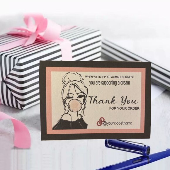 Support Small Business Thank You Cards - Picture 3 of 12